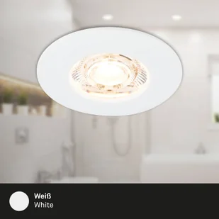 Briloner Reflektor sufitowy LED Kulana Mini IP44 3szt biały - Oprawy, klosze i abażury - miniaturka - grafika 4