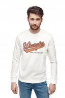 Bluzy męskie - WRANGLER LOGO SWEAT OFF WHITE W6A5HA737 XXL - miniaturka - grafika 1