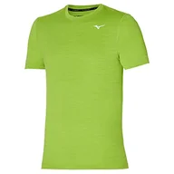 Koszulki męskie - Mizuno Mizuno Męska koszulka imulse Core Zieleń limonkowa XXL J2GA7519 - miniaturka - grafika 1