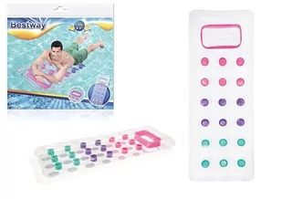 Dmuchany materac do pływania przezroczysty 188x71 - Bestway - Kolorowanki, wyklejanki - miniaturka - grafika 1