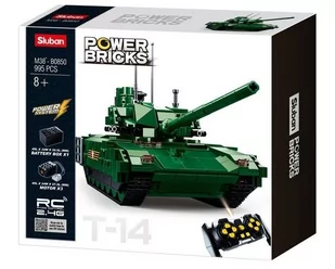 KLOCKI SLUBAN RC Wojsko Czołg T14 zdalnie sterowany 995 - B0850 - Klocki - miniaturka - grafika 1