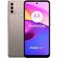 Telefony komórkowe - Motorola Moto E40 4GB/64GB Dual Sim Różowy - miniaturka - grafika 1