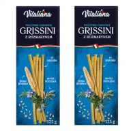 Paluszki - NaturaVena Paluszki chlebowe Grissini z rozmarynem Zestaw 2 x 125 g Bio - miniaturka - grafika 1