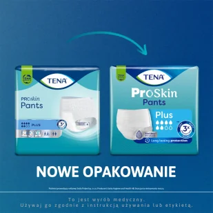 Majtki chłonne TENA Pants ProSkin Plus L 30 szt - Pieluchy dla dorosłych - miniaturka - grafika 1