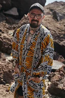 Płaszcze damskie - Kimono unisex Bongo Flava - miniaturka - grafika 1