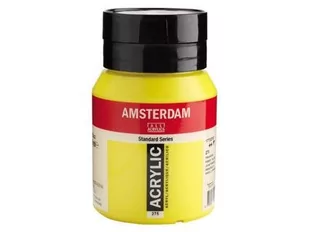 Talens Amsterdam, farba akrylowa, 500 ml, Żółty podstawowy - Przybory szkolne - miniaturka - grafika 2