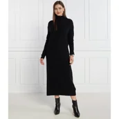 Sukienki - Tommy Hilfiger Wełniana sukienka MD WOOL CASH ROLL-NK | z dodatkiem kaszmiru - miniaturka - grafika 1