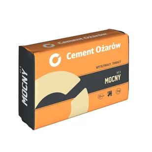 Cement MOCNY 42,5 25 kg CEMENT OZAROW - Zaprawy budowlane - miniaturka - grafika 1