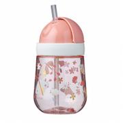 Kubki dla dzieci - Little Dutch Kubek ze słomką Mio Flowers & Butterflies 300 ml - miniaturka - grafika 1