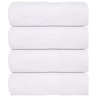 Ręczniki - vidaXL Ręczniki, 4 szt., białe, 15x21 cm, 360 g/m², bawełna 100% - miniaturka - grafika 1