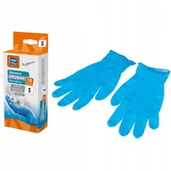 Rękawiczki jednorazowe - Ravi Rękawiczki nitryl bezpudrowe niebieskie 10 szt rozm S) Nitryl10S - miniaturka - grafika 1