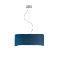 Lampy sufitowe - Zwis w nowoczesnym stylu HAJFA VELUR fi - 50 cm kolor granatowy - miniaturka - grafika 1