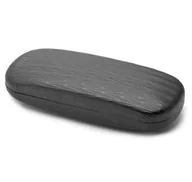 Akcesoria do okularów - Twarde etui Futerał na okulary Czarne ET-1031D - miniaturka - grafika 1