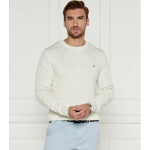 Tommy Hilfiger Sweter CLASSIC CABLE | Regular Fit - Swetry męskie - miniaturka - grafika 1
