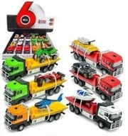 Samochody i pojazdy dla dzieci - Laweta z pojazdem z napędem światło i dźwięk mix Ciuciubabka - zabawka - miniaturka - grafika 1