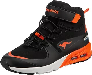 Buty dla chłopców - sneakersy high kx hydro chłopięce, Jet Black Neon Orange, 39 eu - grafika 1