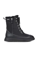 Botki damskie - Emu Australia botki Snowy damskie kolor czarny na płaskim obcasie ocieplone W12785.BLAK - miniaturka - grafika 1