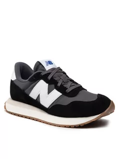 Sneakersy damskie - New Balance Sneakersy GS237PF Czarny - grafika 1