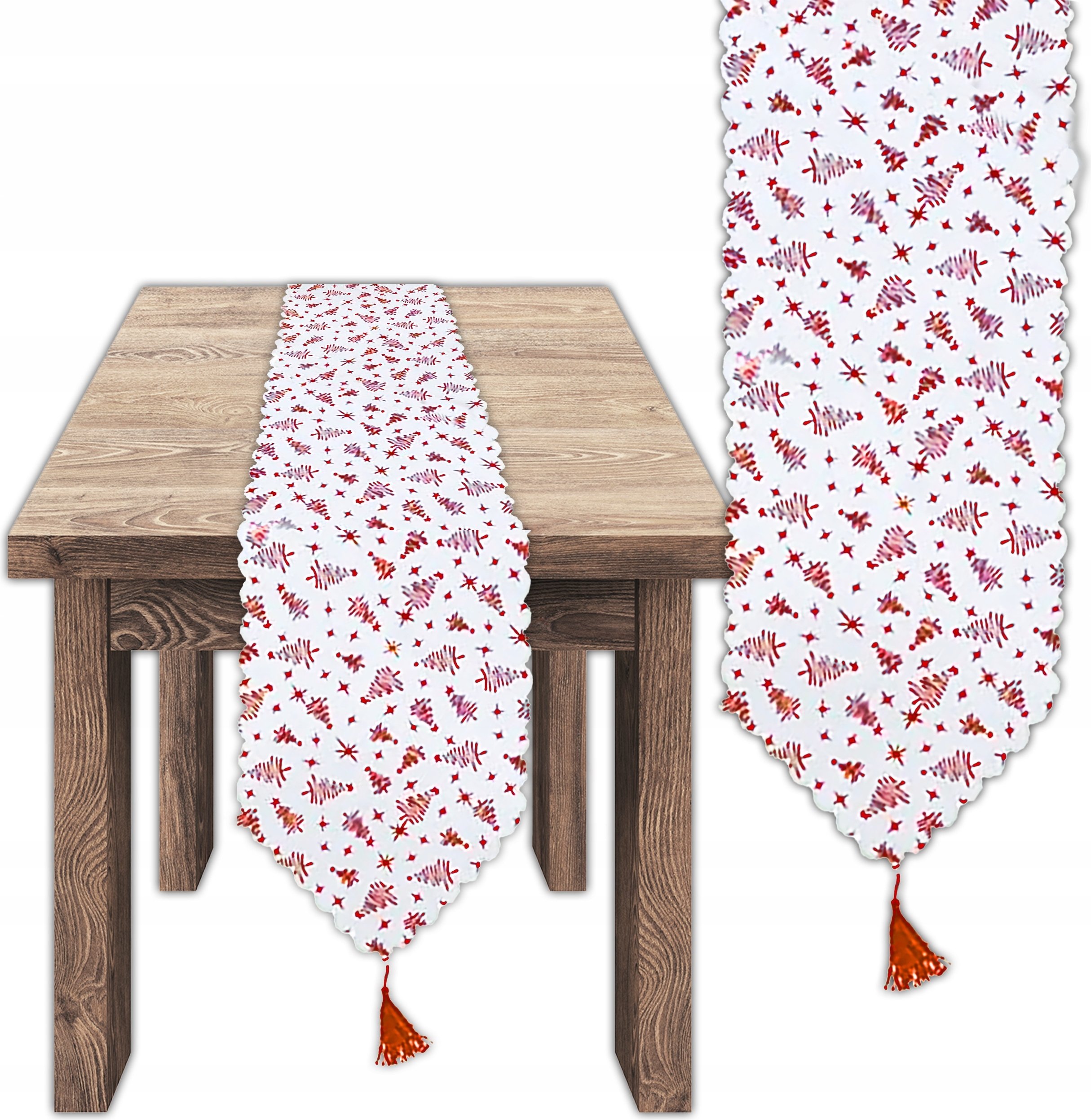 Bieżnik Świąteczny na Stół Obrus Święta Wigilijny Boże Narodzenie 180x35 cm