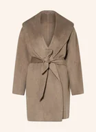 Płaszcze damskie - Boss Płaszcz Wełniany Cariby braun - miniaturka - grafika 1