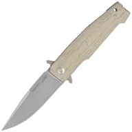 Noże - Nóż składany Viper Keeper 2 Green Canvas Micarta, Stonewashed Elmax by Fabrizio Silvestrelli (V6000CG) - miniaturka - grafika 1