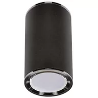 Lampy sufitowe - Ideus Spot LAMPA sufitowa MEGAN 03658 natynkowa OPRAWA tuba metalowy downlight czarny 03658 - miniaturka - grafika 1