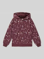 Bluzy dla dziewczynek - Bluza z kapturem o kroju regular fit z mieszanki bawełny - miniaturka - grafika 1