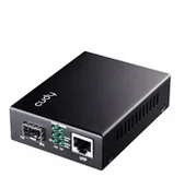 Konwertery sieciowe i transceivery - Konwerter światłowodowy Cudy Optyczny konwerter MC220P SFP 1.25G, RJ45 PoE, 1000Mbps, full-duplex - miniaturka - grafika 1