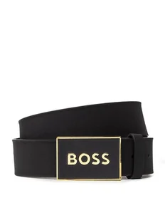 Boss Pasek Męski Icon-S1 50471333 Czarny - Paski - miniaturka - grafika 1