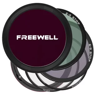 Freewell Freewell wszechstronny zestaw filtrów VND magnetycznych z pokrowcem 77mm FW-77-MAGVND - Filtry fotograficzne - miniaturka - grafika 2