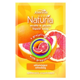 Joanna Naturia Mydło w Płynie Grejpfrut Zapas 300ml - Mydła - miniaturka - grafika 2