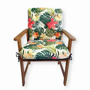 Poduszki na fotele ogrodowe, 50x50x50 cm, Tropic Zielony - Poduszki ogrodowe - miniaturka - grafika 1