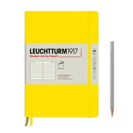 Notesy i bloczki - Notatnik Leuchtturm1917 Medium A5, miękka oprawa, linie, cytrynowy - miniaturka - grafika 1
