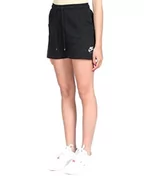 Spodenki damskie - NIKE Nike Szorty damskie W Nsw Air Short Flc Hr czarny czarny/biały XS 26766_464557 - miniaturka - grafika 1