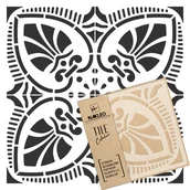 Scrapbooking - Szablon malarski // płytki – kafelki // MIRAMAR DECO // 30x30cm - miniaturka - grafika 1