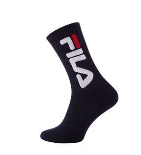 Skarpetki damskie - Fila, Skarpety sportowe, Tennis plain socks 2-pack, F9598, navy, rozmiar 39/42 - grafika 1