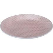Talerze - Płytki talerz ceramiczny Sea, 27 cm, różowy - miniaturka - grafika 1