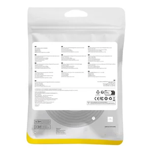 Kabel sieciowy kat. 8 Baseus Ethernet RJ45, 40Gbps, 3m (czarny) - Kable miedziane - miniaturka - grafika 9