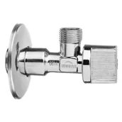 Zawory i kraniki - Zawór odcinający do baterii, dolnopłuka lub pralki 1/2" x 1/2" Invena - miniaturka - grafika 1