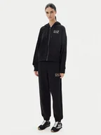 Dresy damskie - EA7 Emporio Armani Dres 7W000110 AF12473 MC004 Czarny Loose Fit - miniaturka - grafika 1