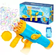 Zabawki interaktywne dla dzieci - PISTOLET DO BANIEK Mydlanych AUTOMAT generator OŚWIETLENIE LED + PŁYN - miniaturka - grafika 1