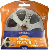 Nośniki danych - Verbatim 4.7GB 8x Digital Movie DVD-R, 10szt. Blister - miniaturka - grafika 1