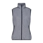 Kamizelki damskie - CMP Damska kamizelka z dzianiny Knit-Tech B.Blue-Biały, 48 - miniaturka - grafika 1