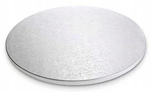 Podkład pod tort 36 cm gruby okrągły srebrny podkładka pod tort ciasto - Dodatki do ciast w proszku - miniaturka - grafika 1
