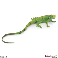 Figurki dla dzieci - SAFARI 258329 MŁODY LEGWAN ZIELONY 24x10cm skala 1:1 - miniaturka - grafika 1