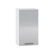 Szafki kuchenne - Szafka Górna Wisząca 1 Drzwi G-40/72 Biały / Jasny Popiel Połysk Vento Halmar Jasny Popiel, Biały - miniaturka - grafika 1