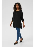 Bluzki damskie - Kaffe Tunika w kolorze czarnym - miniaturka - grafika 1