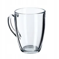 Szklanki - Szklanka Do Kawy Herbaty 350ml Kubek Z Uchem Szkło - miniaturka - grafika 1