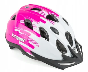 Kask rowerowy Author Trigger 54-58 Inmold Dziecięcy różowy - Kaski rowerowe - miniaturka - grafika 1