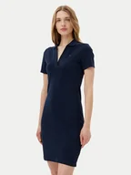 Sukienki - Tommy Hilfiger Sukienka codzienna WW0WW42567 Granatowy Slim Fit - miniaturka - grafika 1